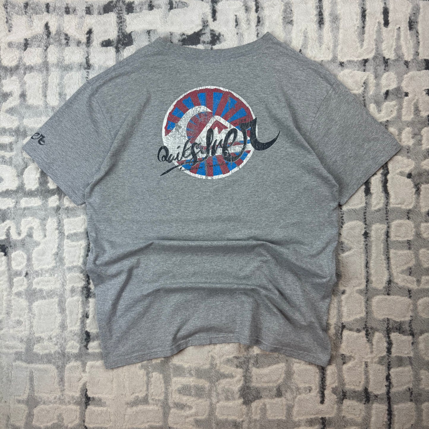 Vintage Quiksilver T-shirt Large Grey
