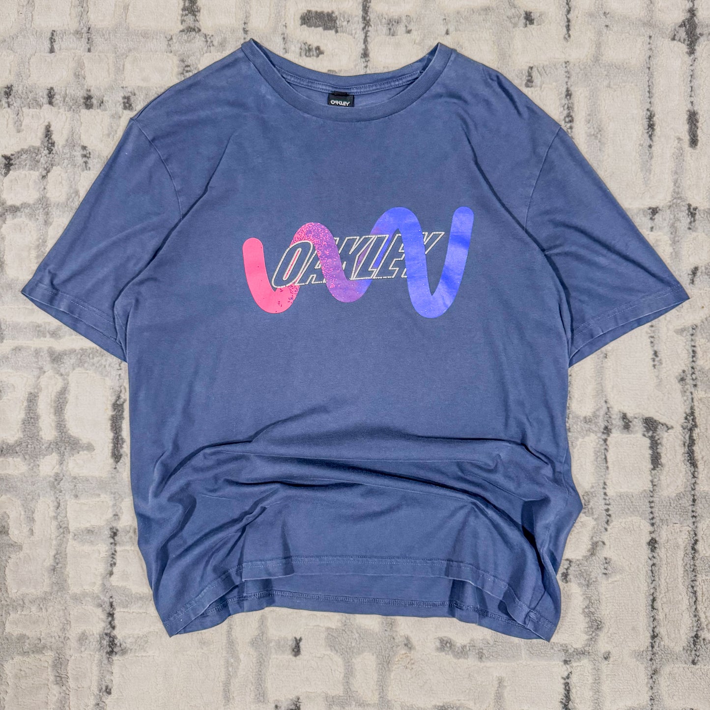 Vintage Oakley T-shirt M Navy