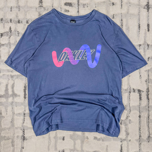 Vintage Oakley T-shirt M Navy