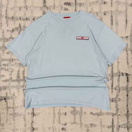 Vintage Quiksilver T-shirt M Baby Blue