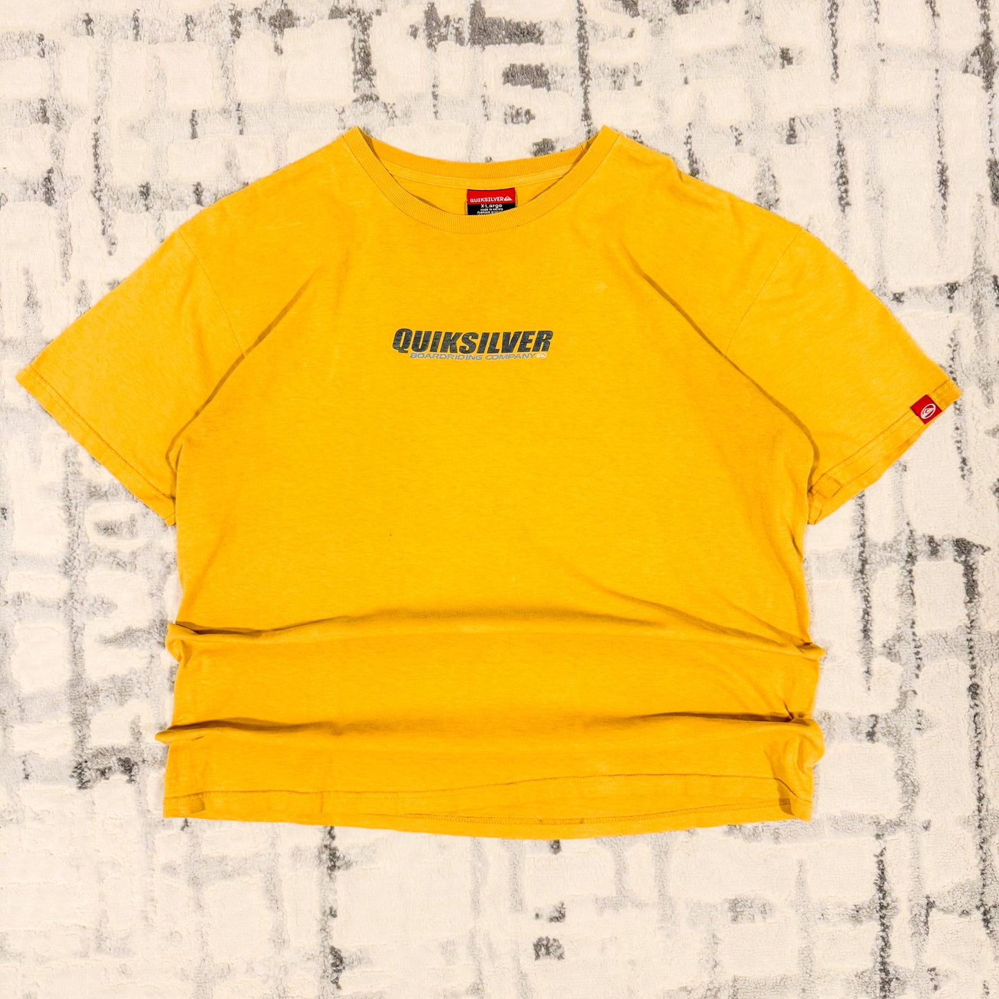 Vintage Quiksilver T-shirt L Yellow