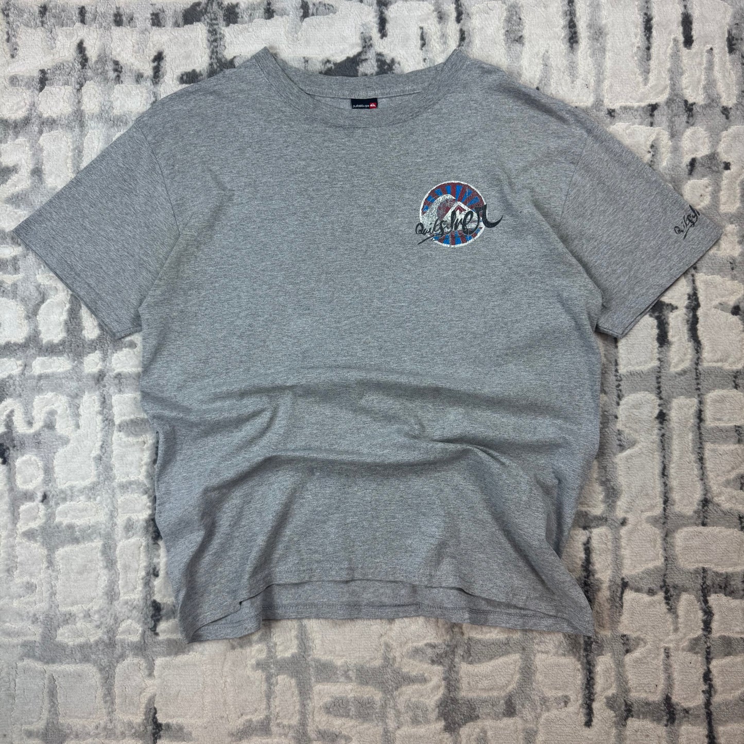 Vintage Quiksilver T-shirt Large Grey