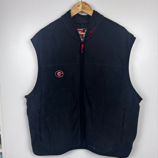 Vintage Nike Georgia Bulldogs Fleece Vest XL