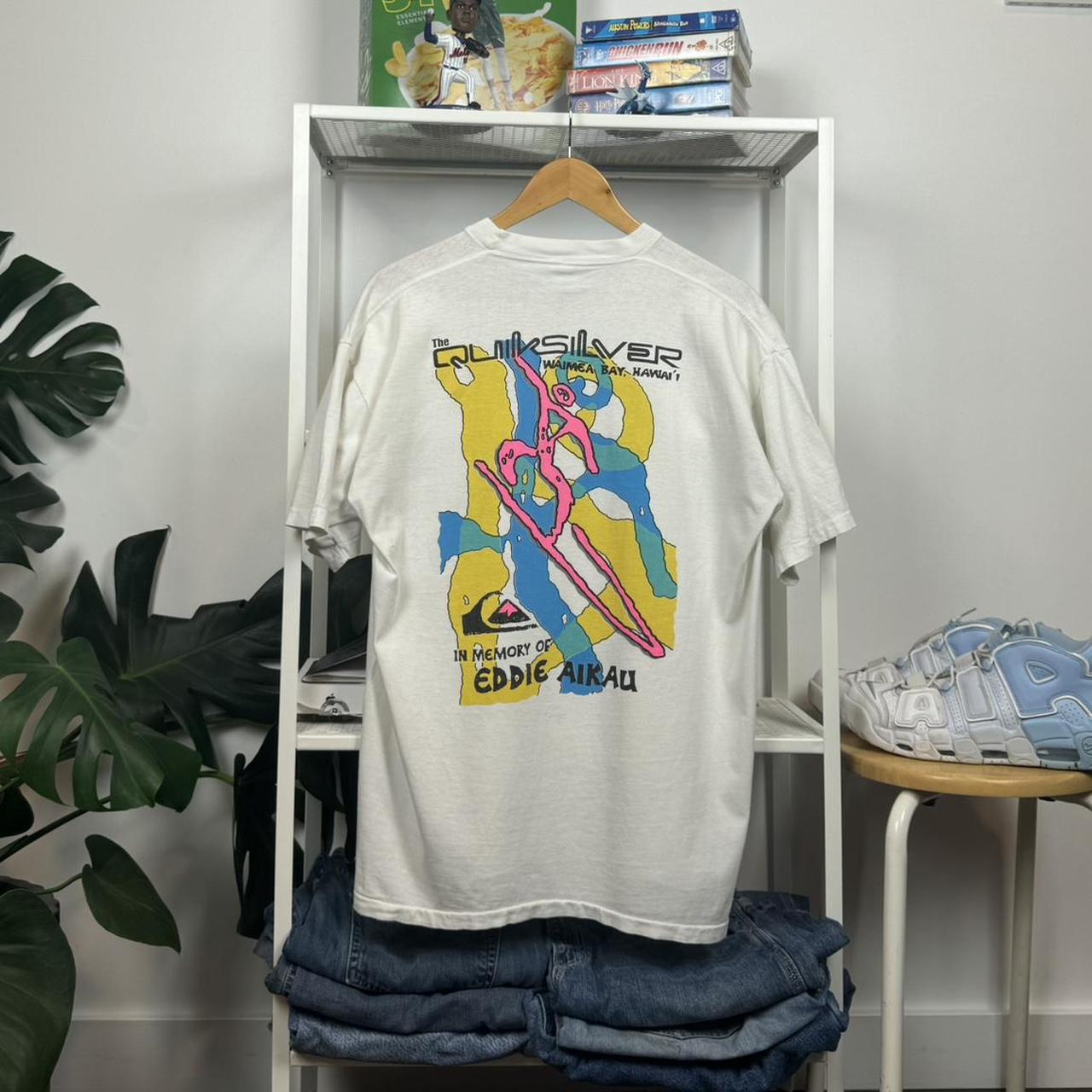 Quiksilver Men's white multi T-shirts