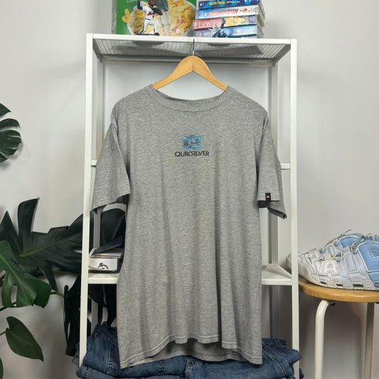 Quiksilver Men's grey blue T-shirts